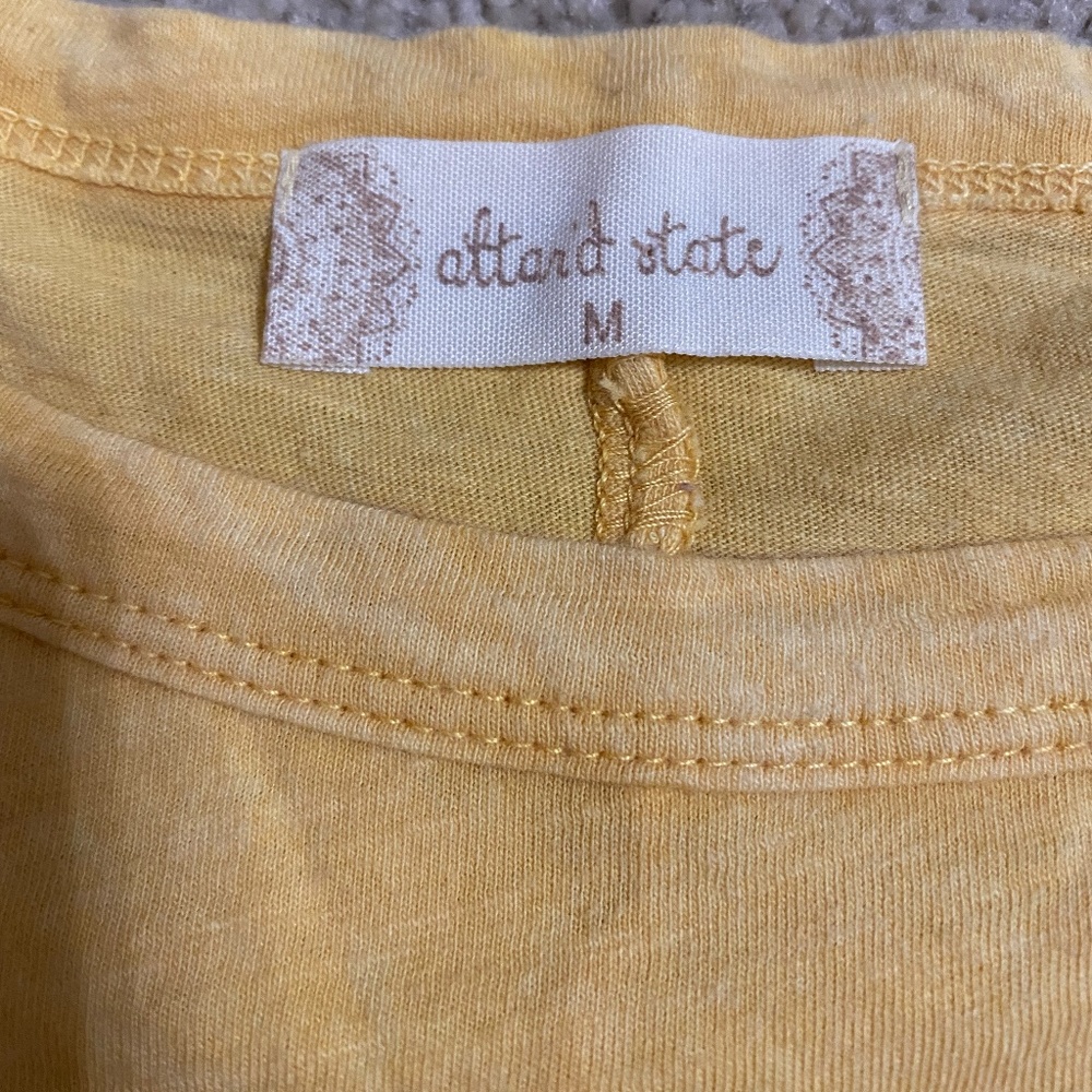 Yellow Ruffle Tee - Picture 2 of 2